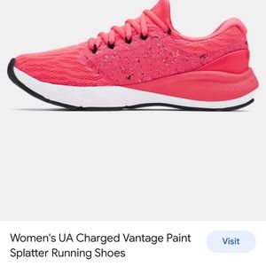 Under Armour Pink Sneakers size 7 1/2 No tags but like new. Possibly worn once